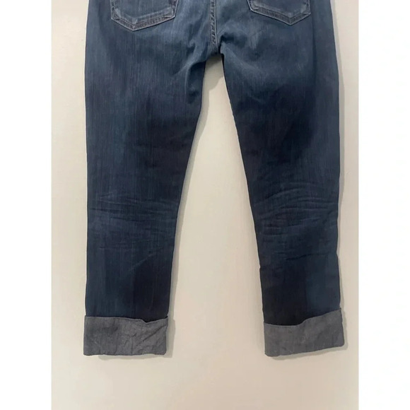Citizens Of Humanity Dani Jeans Women’s 28 Blue Cropped Straight Leg Cuffed Hem - Picture 7 of 14